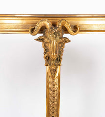 Pair of Important Bronze Marble Top Gueridons