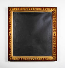 Greek Key and Mahogany Console Mirror