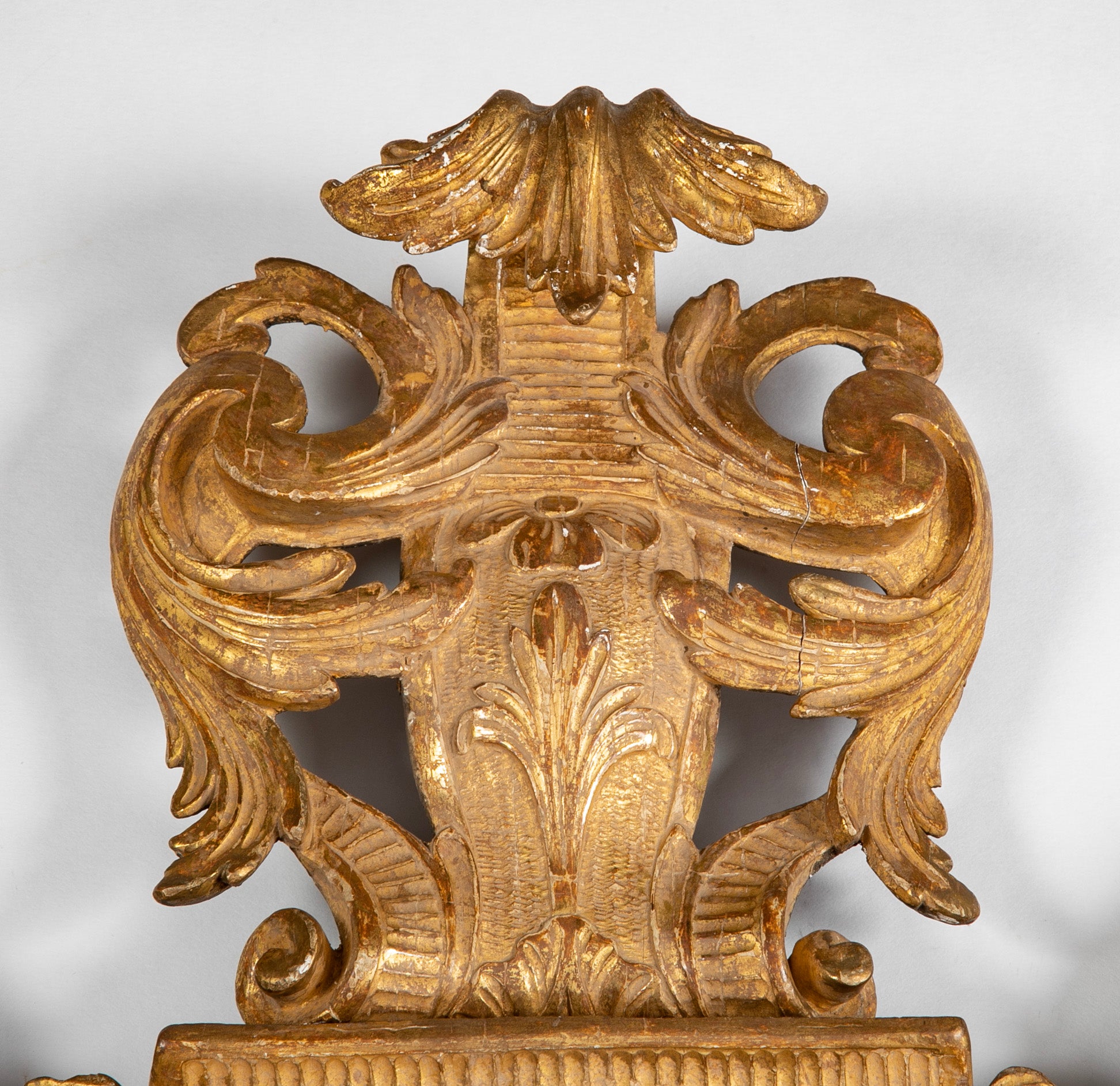 Rare Irish Mid 18th Century George II Gilded & Carved Mirror