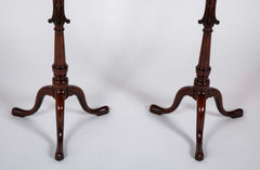 Pair of English George II Period  Pedestals in the Manner of Linnell