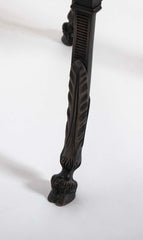 Pair of Patinated Bronze Glass Top Side Tables