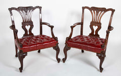 Pair if George II Gainsborough Armchairs