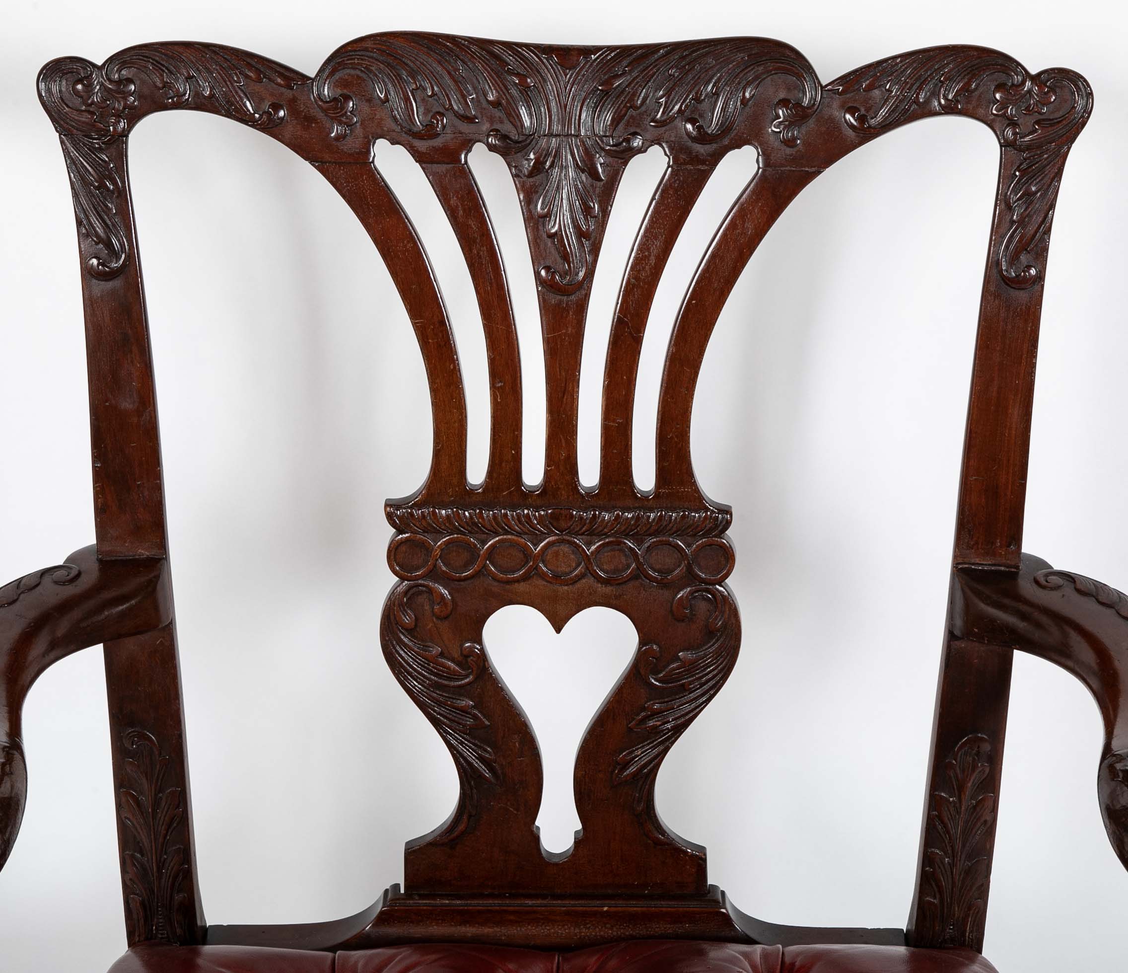 Pair if George II Gainsborough Armchairs