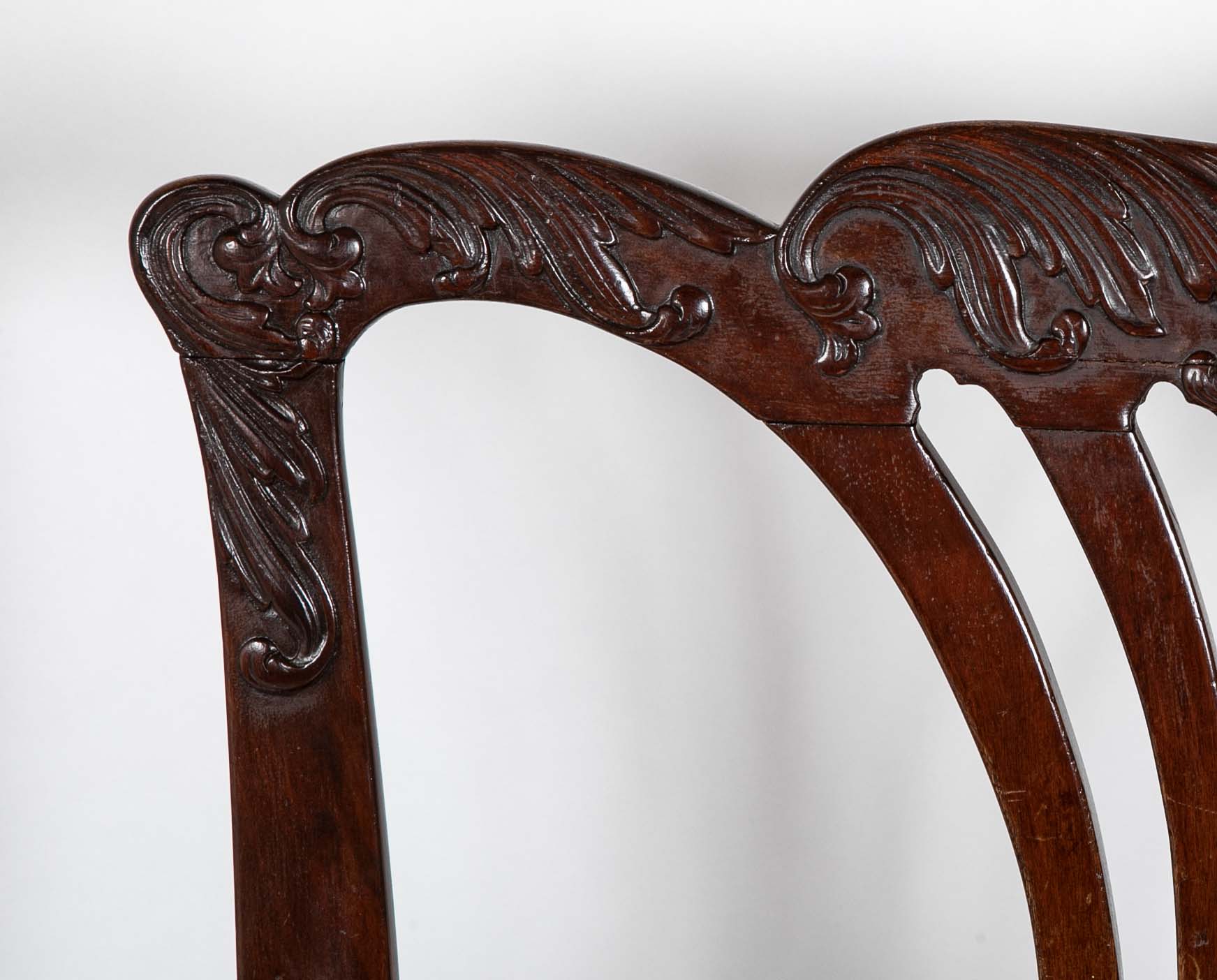 Pair if George II Gainsborough Armchairs