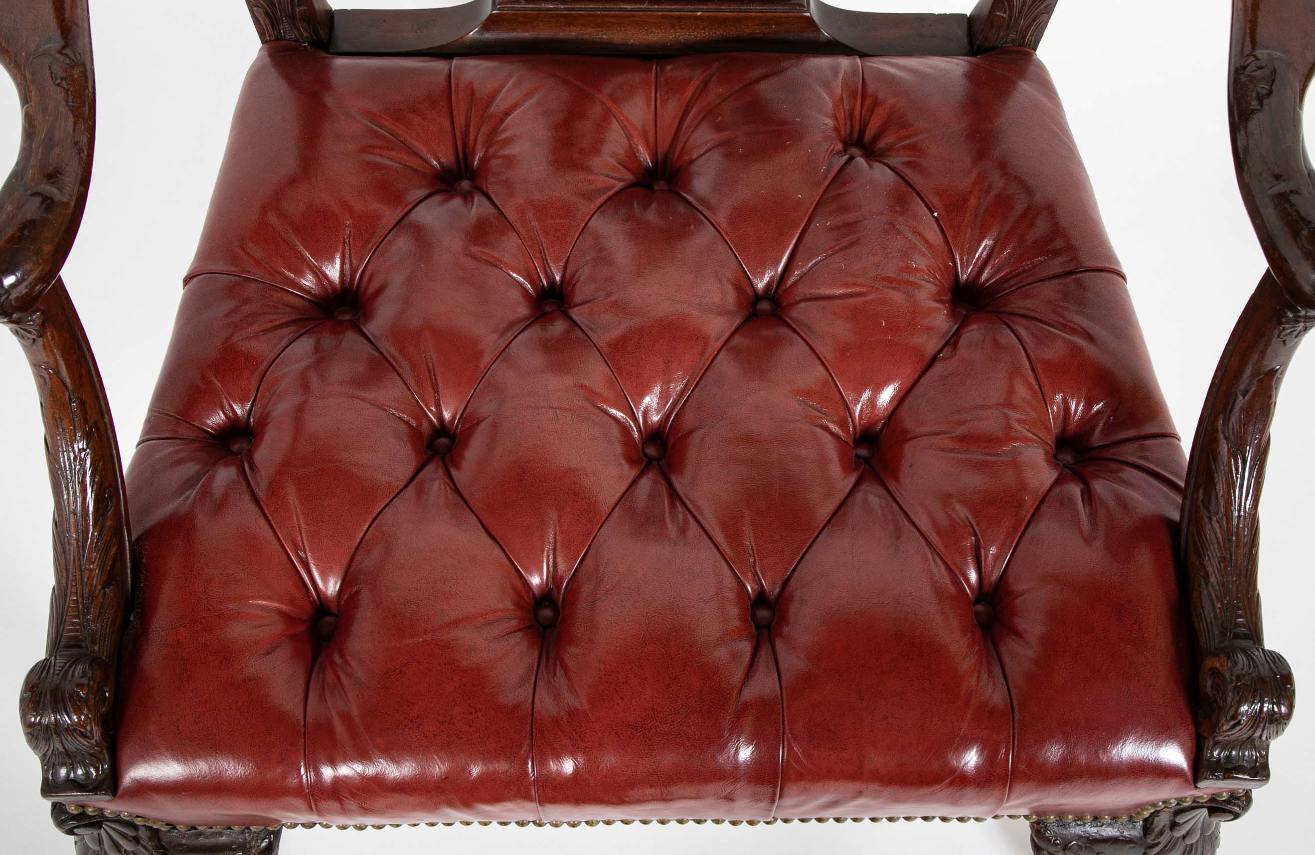 Pair if George II Gainsborough Armchairs