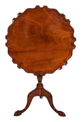 Chippendale Pie Crust Tilt Top Table