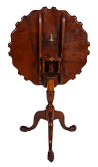 Chippendale Pie Crust Tilt Top Table