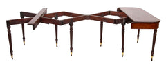 Rare English Regency Scissor Support Extension Dining Table