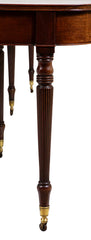 Rare English Regency Scissor Support Extension Dining Table