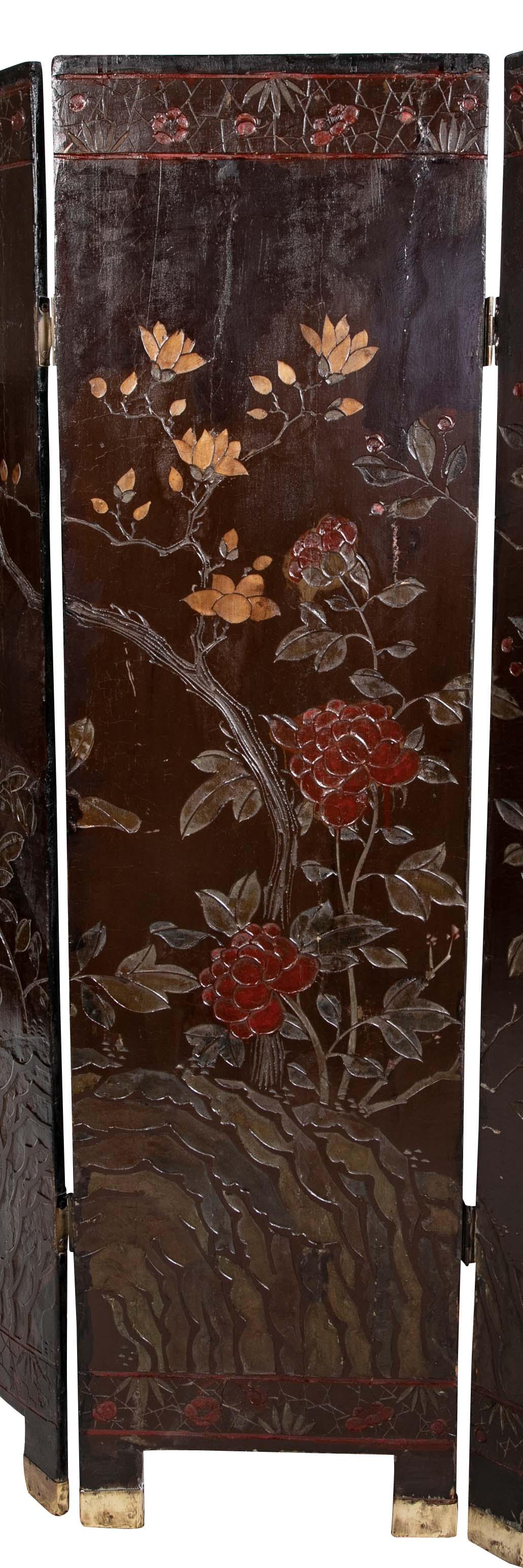 Chinese Four Fold Screen