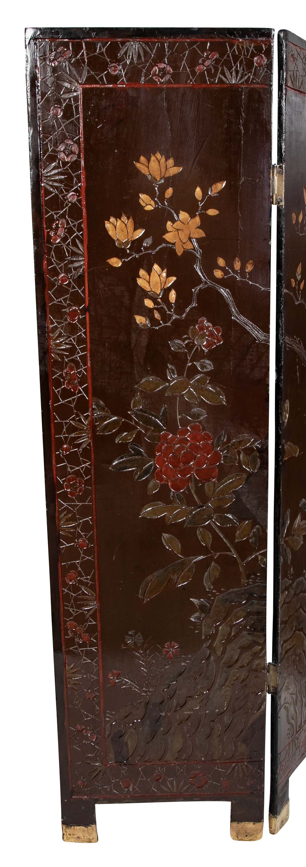 Chinese Four Fold Screen
