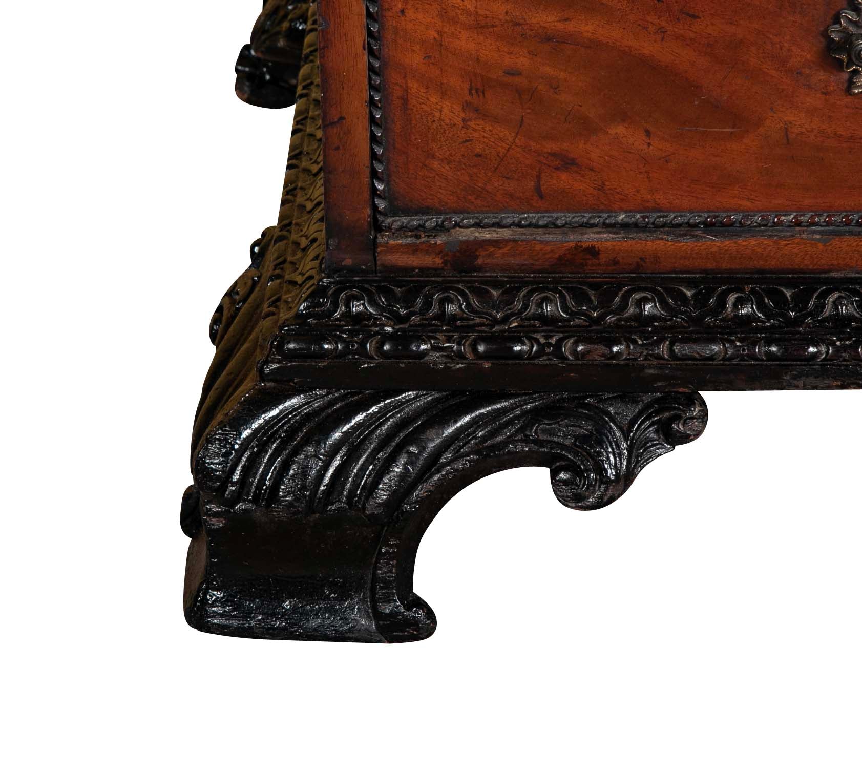 George II Mahogany Architectural Secretary Desk