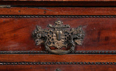 George II Mahogany Architectural Secretary Desk