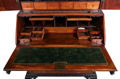 George II Mahogany Architectural Secretary Desk