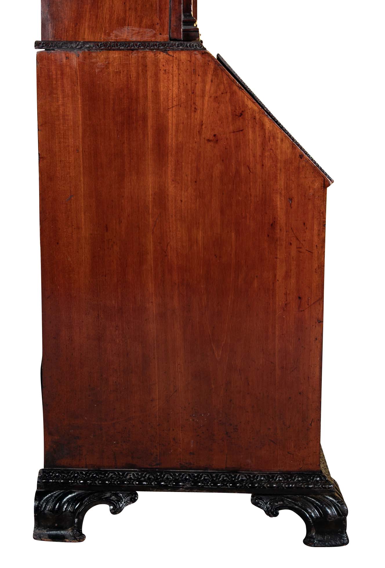 George II Mahogany Architectural Secretary Desk