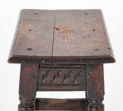 English Jacobean Oak Joint Stand