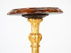 Pair of George I Carved and Gilded Pedestals