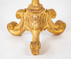 Pair of George I Carved and Gilded Pedestals