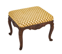 French Regence Carved Oak Bench