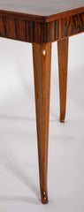 An Art Deco Macassar Side Table in the Manner of Ruhlman
