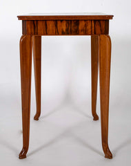 An Art Deco Macassar Side Table in the Manner of Ruhlman