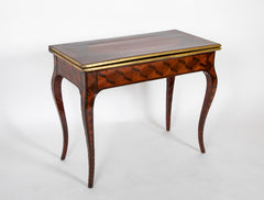 Important Late 18th Century Italian Marquetry Game Table