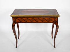 Important Late 18th Century Italian Marquetry Game Table