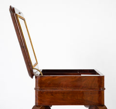 French Empire Mahogany Bronze Mounted Dressing Table