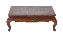 Chinese Lacquered and Decorated Low Table