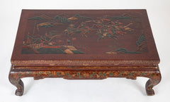 Chinese Lacquered and Decorated Low Table