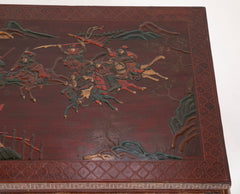 Chinese Lacquered and Decorated Low Table