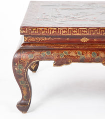 Chinese Lacquered and Decorated Low Table