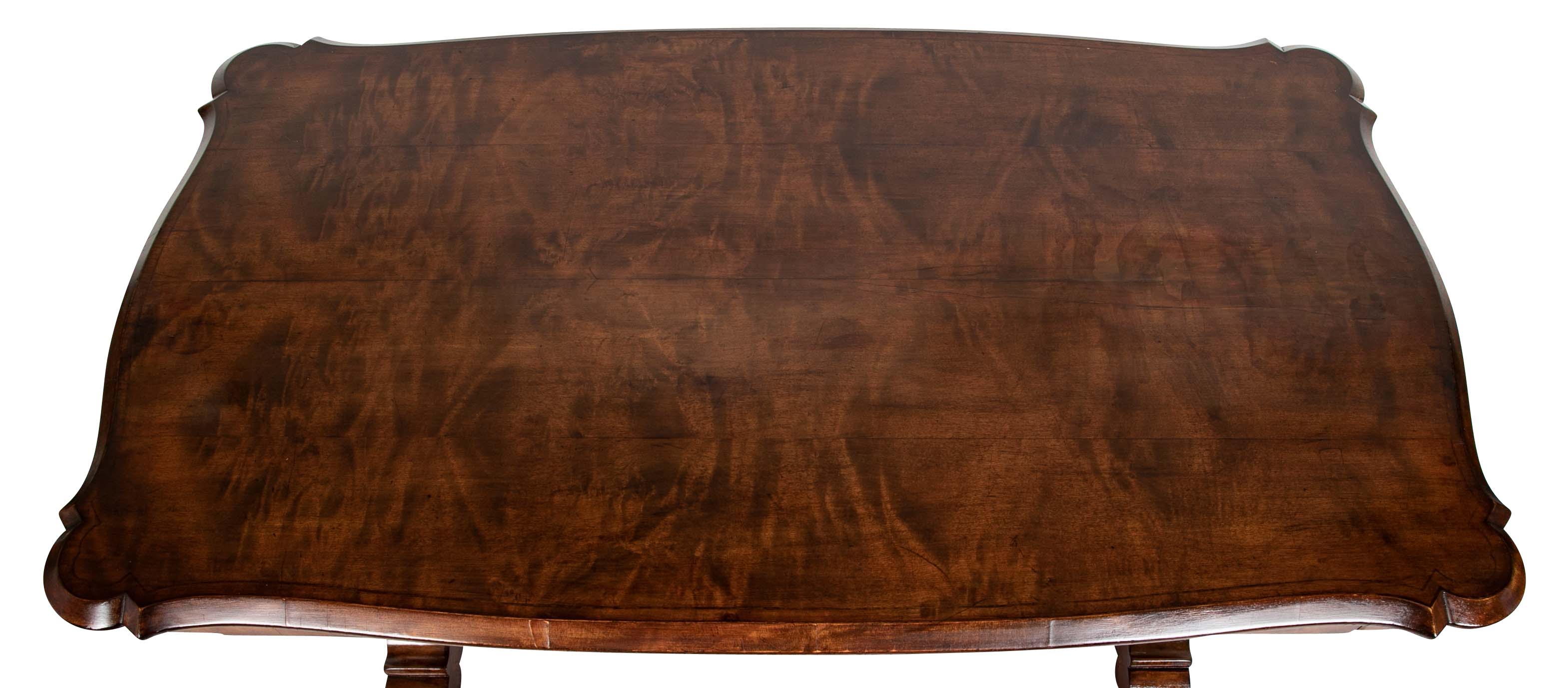 Charles X Birch Top Inlaid One Drawer Side Table