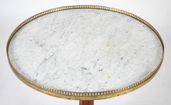 A Louis XVI French Tilt Marble Top Gueridon Table