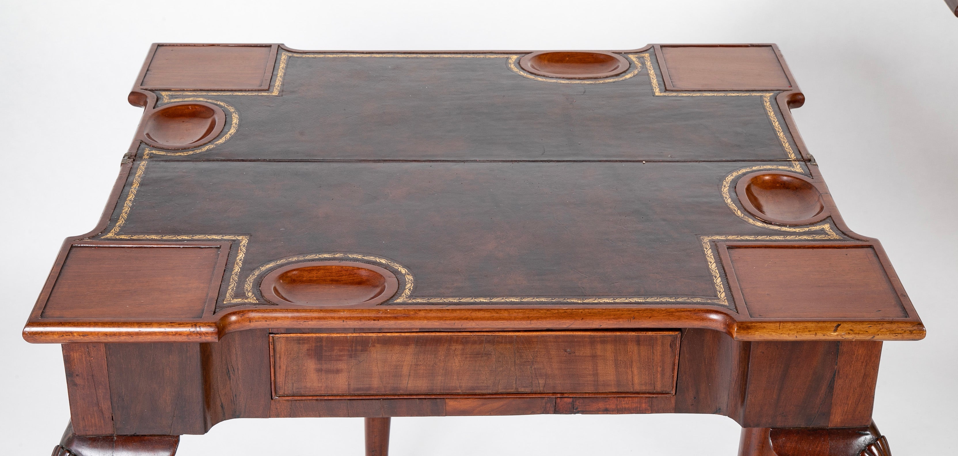 Rare and Important Pair of English George II Period Games Tables