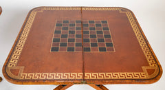 Rare Regency Pair of Games Tables