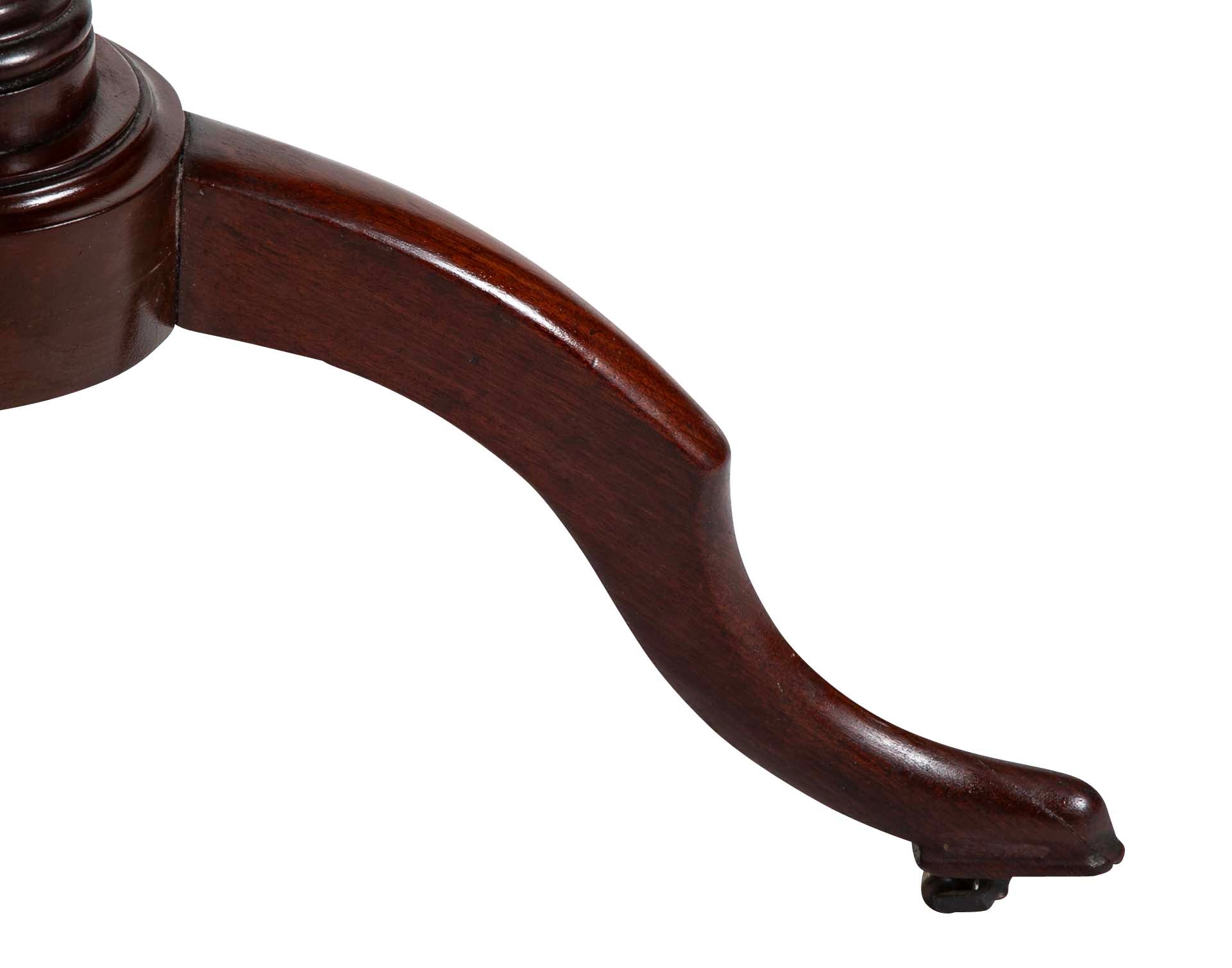 French Directoire Mahogany Tilt Top Table