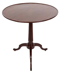 French Directoire Mahogany Tilt Top Table