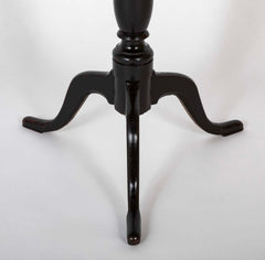 Rare Pair of Burl Elm Oval Tilt Top Stands