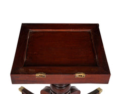 Regency Triple Pedestal Mahogany Tilting Dining Table