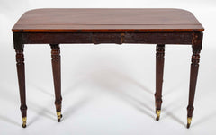 Rare English Regency Scissor Support Extension Dining Table
