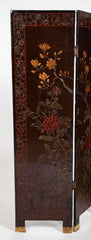 19th Century Chinese Coromandel Screen with 2 Sided Decoration