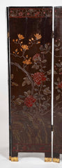 19th Century Chinese Coromandel Screen with 2 Sided Decoration