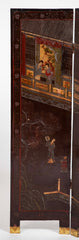 19th Century Chinese Coromandel Screen with 2 Sided Decoration