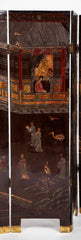 19th Century Chinese Coromandel Screen with 2 Sided Decoration
