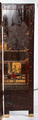19th Century Chinese Coromandel Screen with 2 Sided Decoration