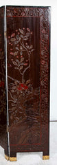 19th Century Chinese Coromandel Screen with 2 Sided Decoration
