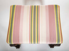 Rare Pair of Irish George II Period Walnut Stools