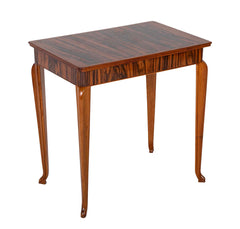 An Art Deco Macassar Side Table in the Manner of Ruhlman