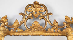 Rare Size George II Period Chippendale Rococo Gilded Mirror